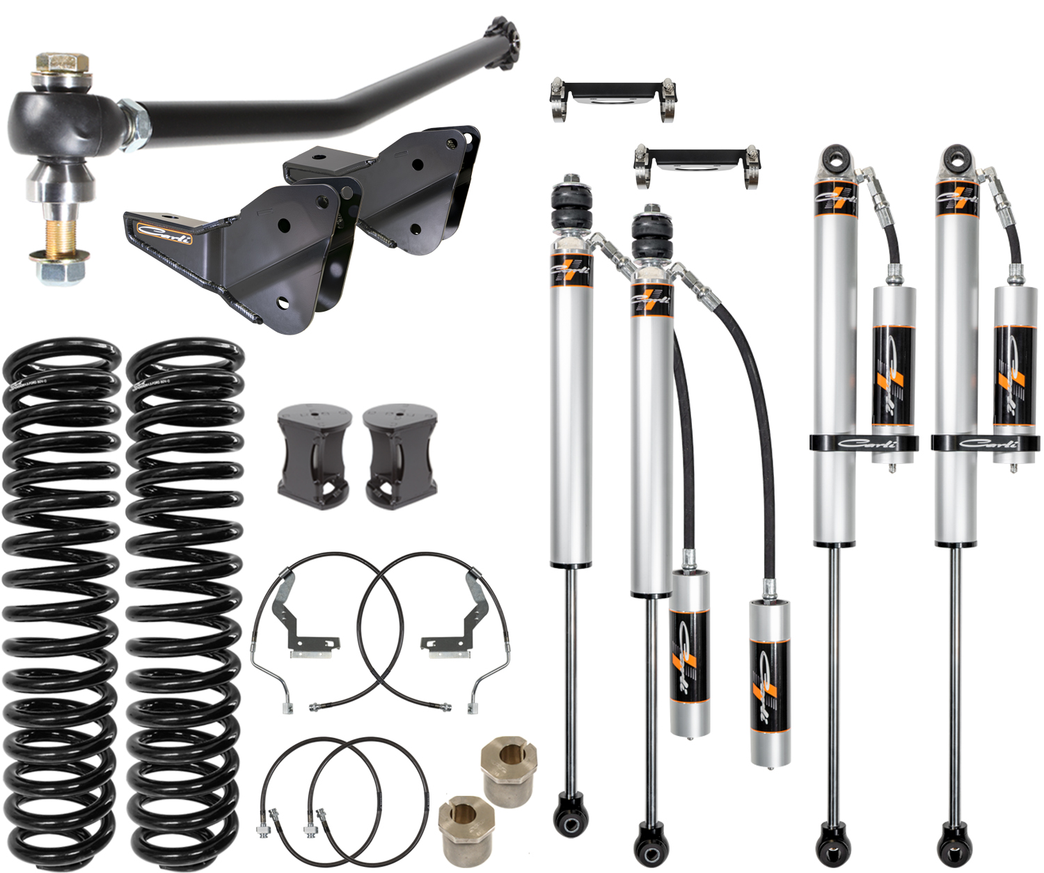 Carli Suspension CS-F55-BC-CS-23 - Carli 23+ Ford F250/350 4X4 Diesel 5.5in Backcountry System