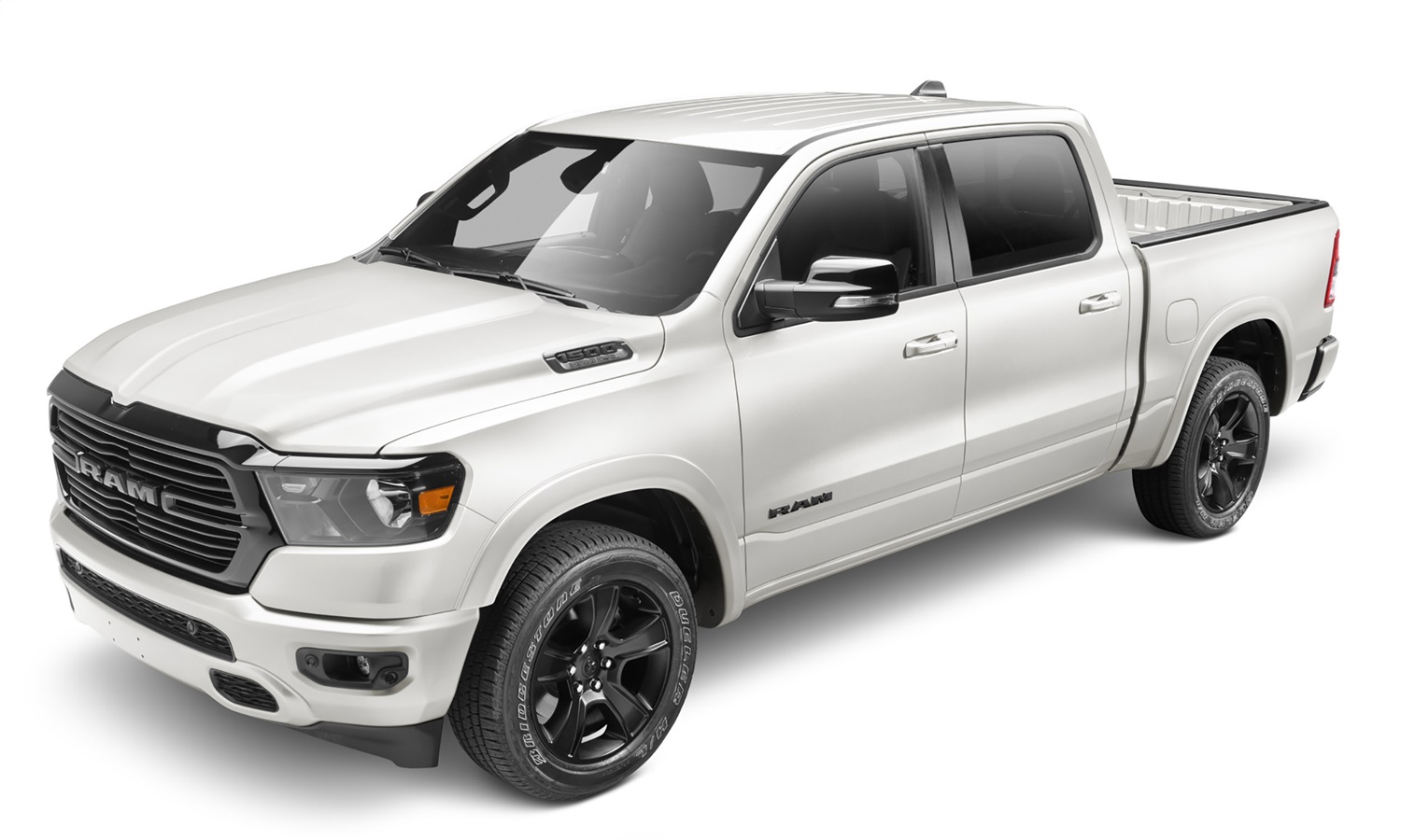 Bushwacker 50928-25 - 22-24 RAM 1500 (Excl. Rebel) 67.4in. & 76.3in. Bed OE Style Flares 4pc - Ivory Pearl