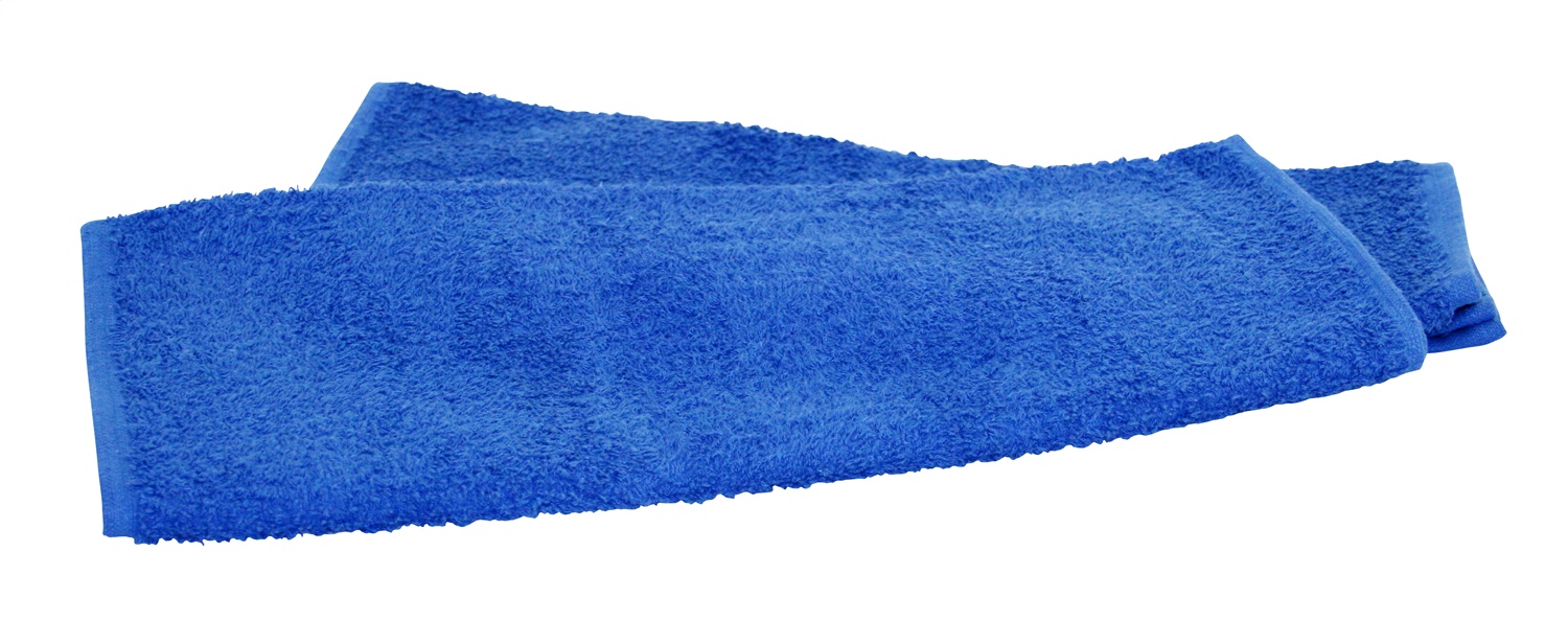 Carrand 40070 - Cotton Terry Towels; 17 in. x 26 in; 2 Pack; Super Blue;