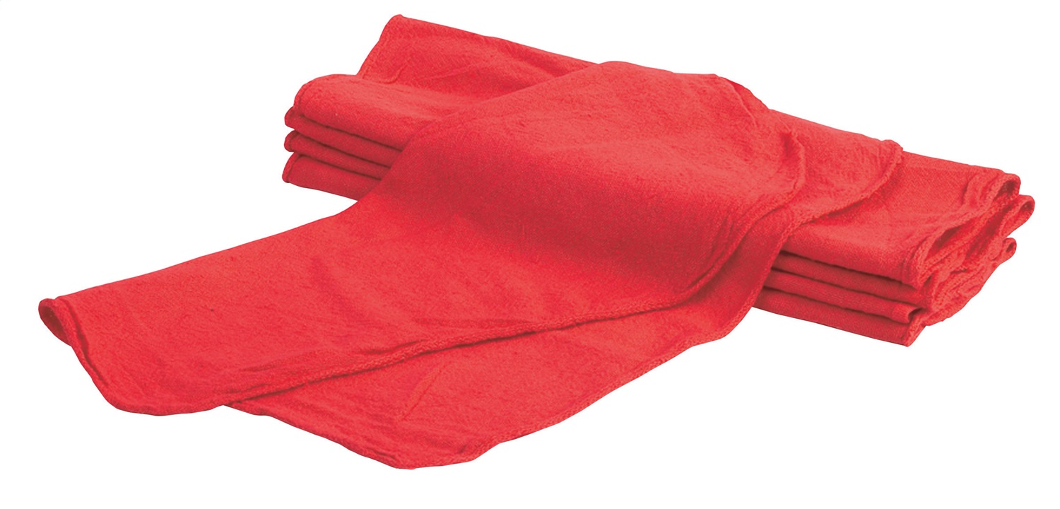 Carrand 40046 - Shop Towels; 13 in. x 14 in.; 5 Pack; Rolled;
