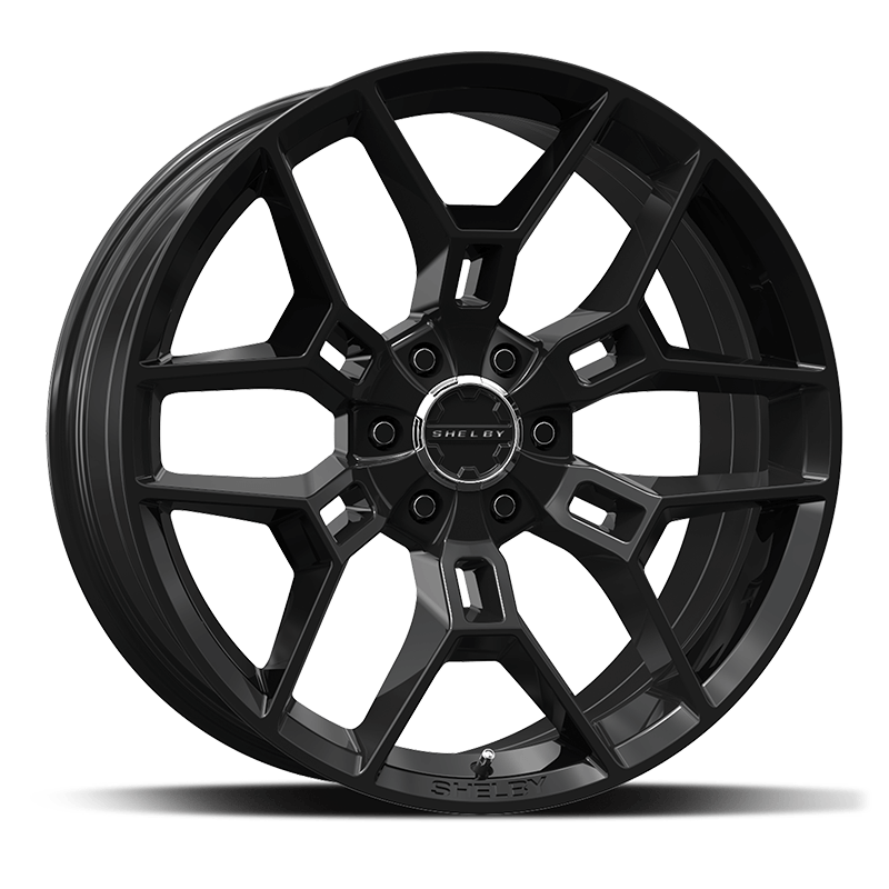 Carroll Shelby Wheels CS45-295512-B - CS45 - 20 x 9 in. - 12mm Offset - Gloss Black