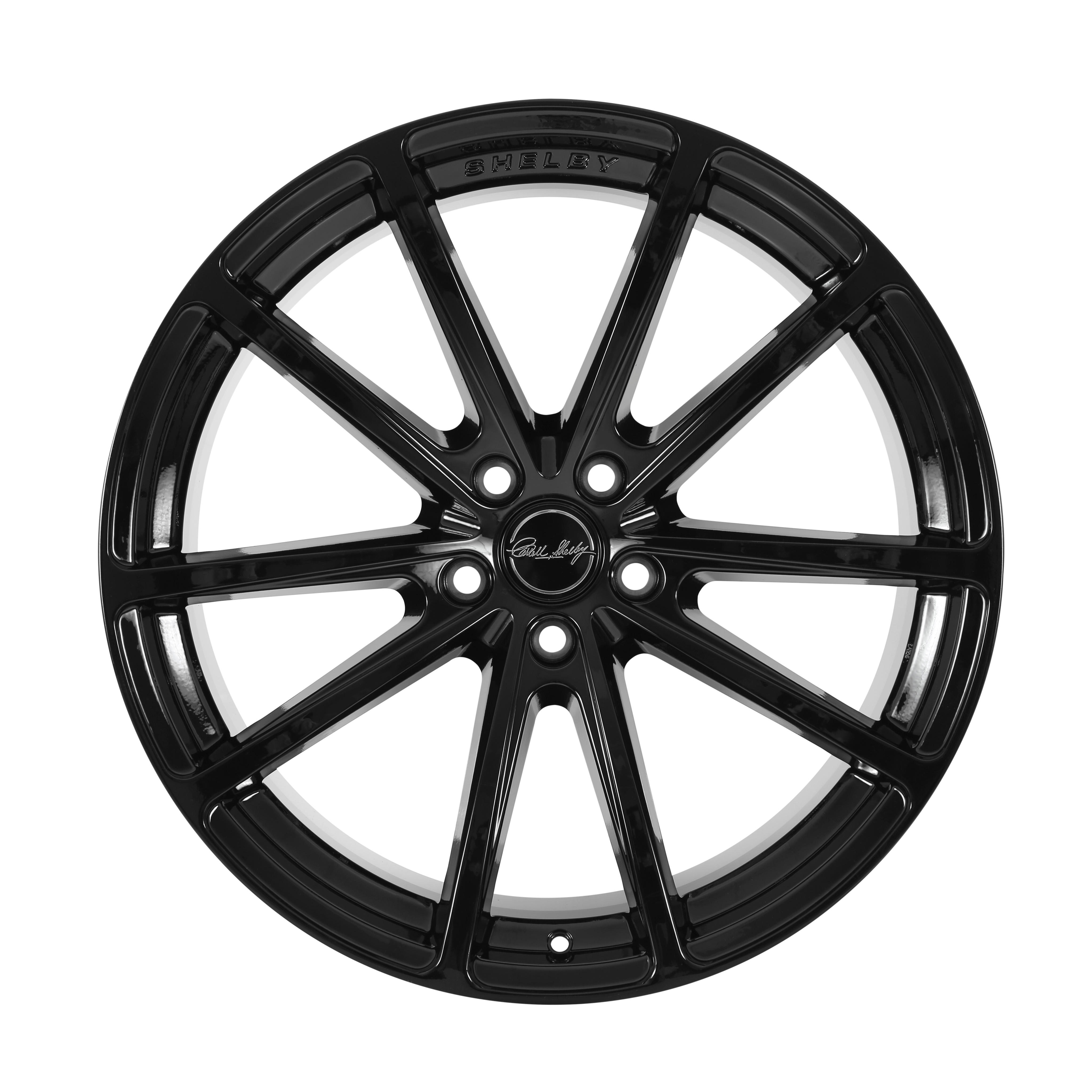 Carroll Shelby Wheels CS10-295530-B - CS10 - 20 x 9.5 in. - 37mm Offset - Gloss Black