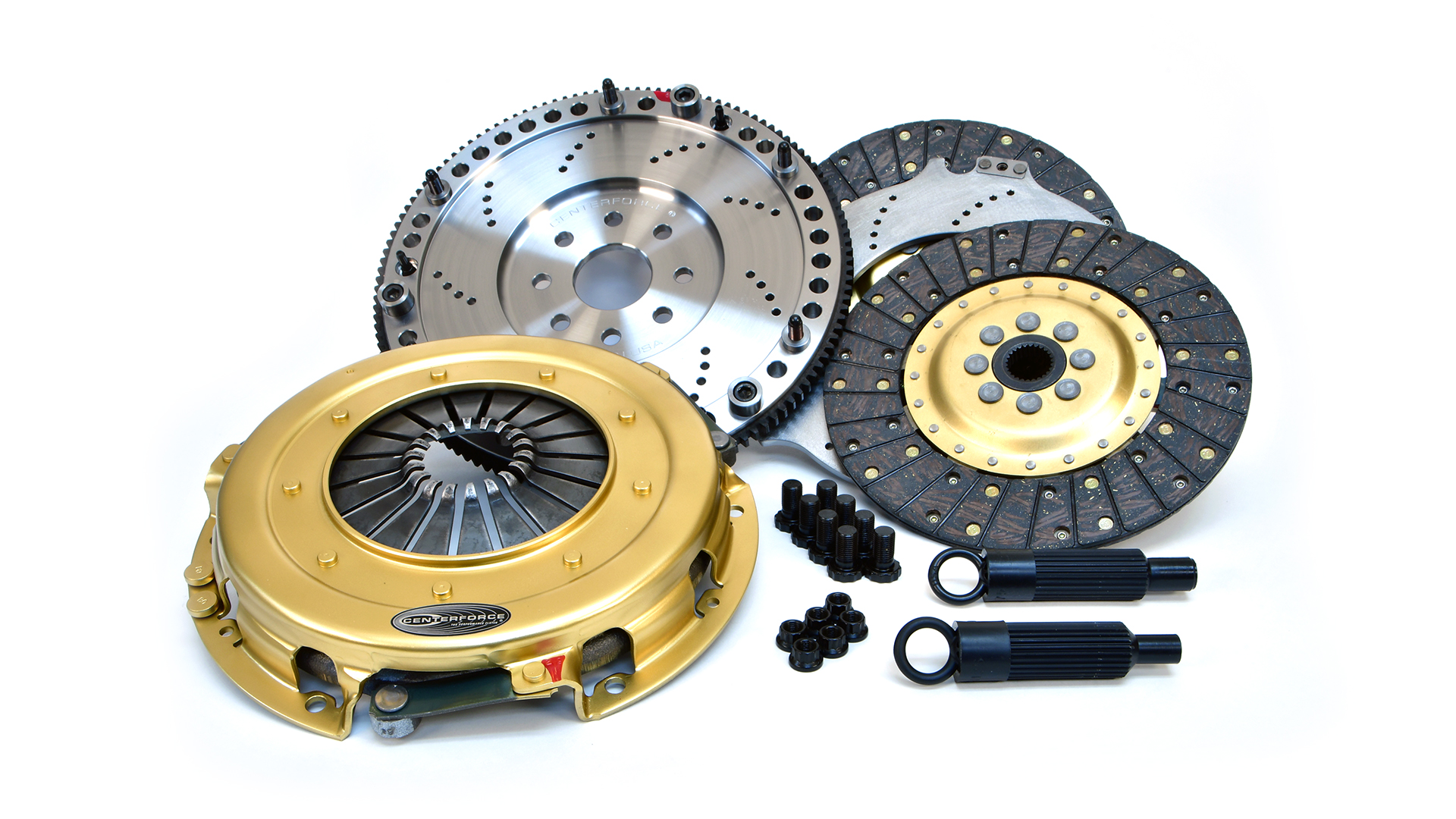 Centerforce 412613018 - SST 10.4, Multi=Disc Clutch and Flywheel Kit, 46.15 lbs, 130 Tooth Gear, 8 Bolt Crank, 925 ft/lbs Capacity, 10.4in Dia., 26-Spline, Fits Dodge/Plymouth Cars 7.0L/7.2L