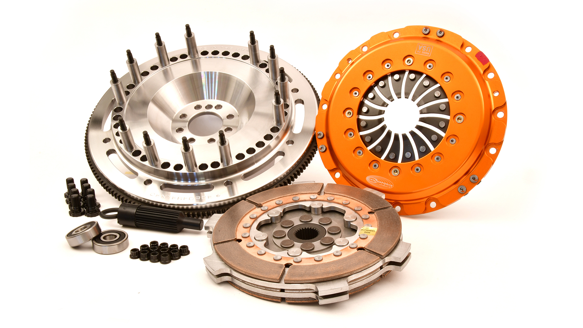 Centerforce 838264077 - TRIAD ? XDS, Extreme Multi-Disc Clutch and Flywheel Kit, 168 Tooth Gear, 8 Bolt Crank, 1100 ft/lbs Capacity, 8.75in Dia., 26-Spline, Fits Chevrolet Camaro and Corvette 6.2L Centerforce 838264077 - TRIAD ? XDS, Extreme Multi-Disc Clutch and Flywheel Kit, 168 Tooth Gear, 8 Bolt Crank, 1100 ft/lbs Capacity, 8.75in Dia., 26-Spline, Fits Chevrolet Camaro and Corvette 6.2L