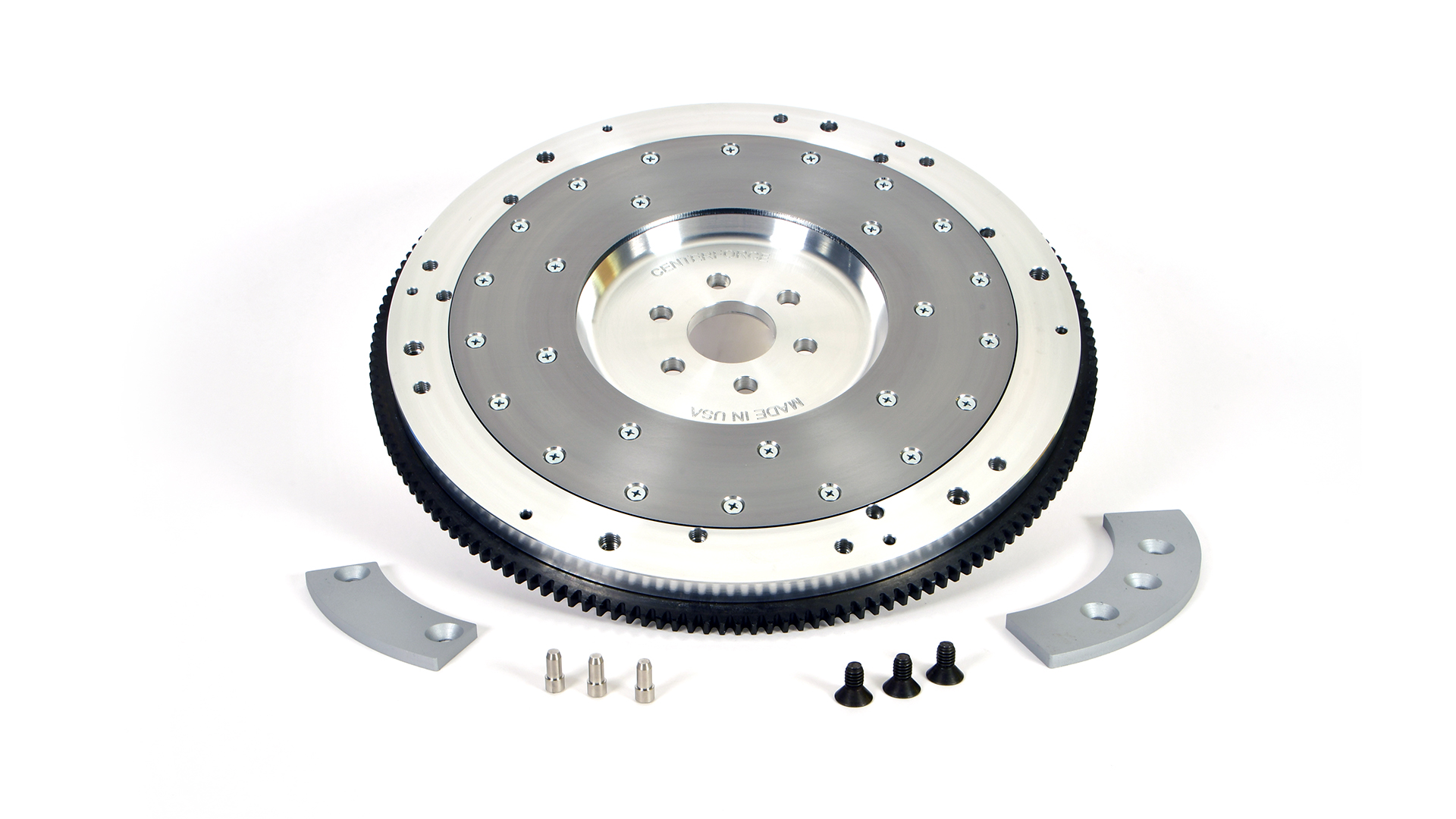 Centerforce 901164 -  Flywheels, Light Weight Aluminum, 13.60 lbs, 164 Tooth Gear, 0-28-50 in/oz Internally Balanced, 6 Bolt Crank, Fits Ford Cars and Trucks 5.0L/5.8L