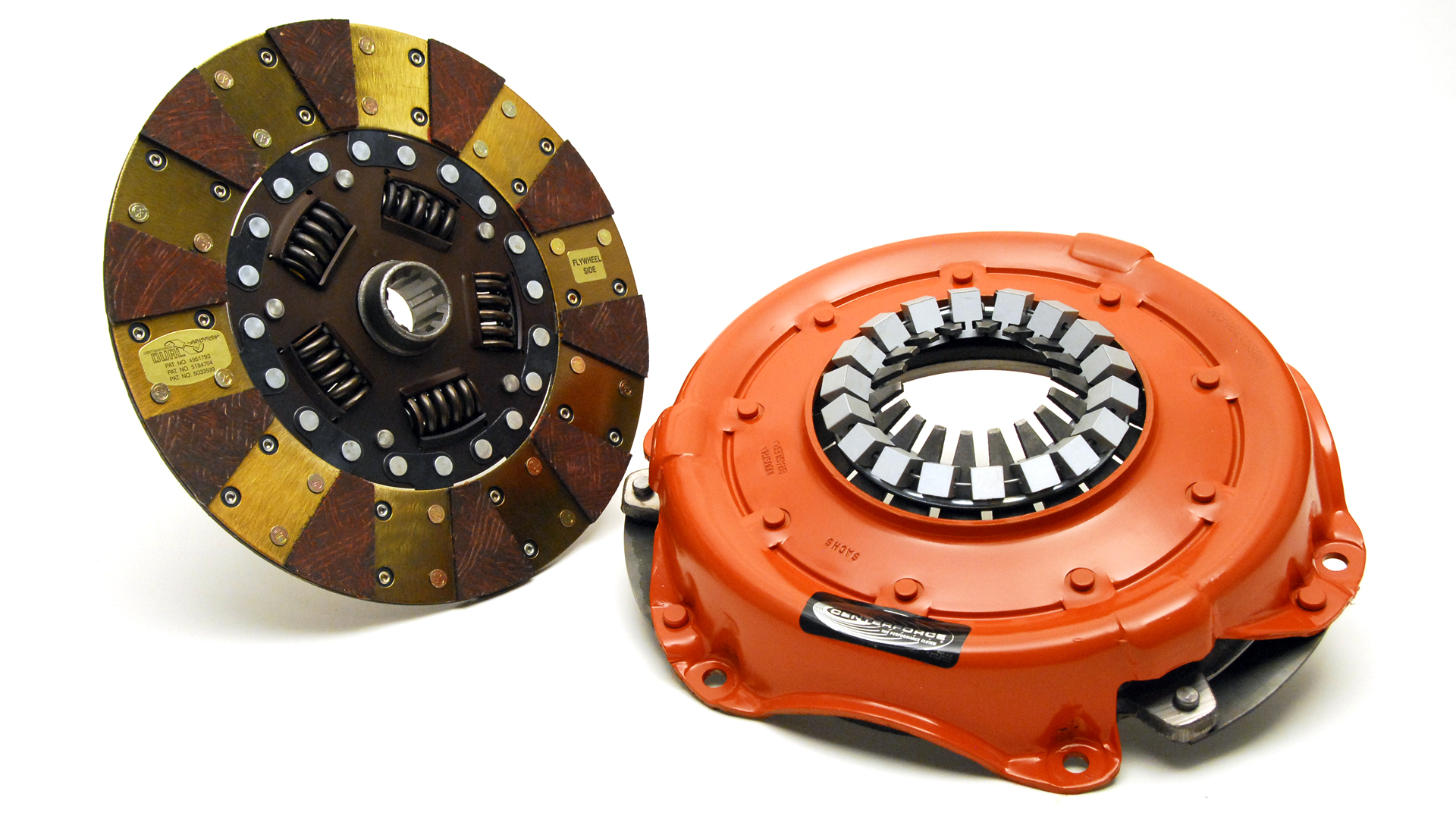 Centerforce DF193675 - Dual Friction ?, High Performance Clutch Pressure Plate and Disc Set, 529 ft/lbs Capacity, 10.4in Dia., 10-Spline, Fits Jeep Trucks 6/8 Cyl