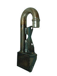 Champ Pans 1004SB - Oil Pump Pickup - Competition - Press / Bolt-On - 3/4 in Inlet Tube - 8 in Deep Pan - Small Block Chevy - Each