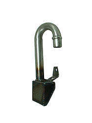 Champ Pans 1003SB - Oil Pump Pickup - Competition - Press / Bolt-On - 3/4 in Inlet Tube - 7 in Deep Pan - Small Block Chevy - Each