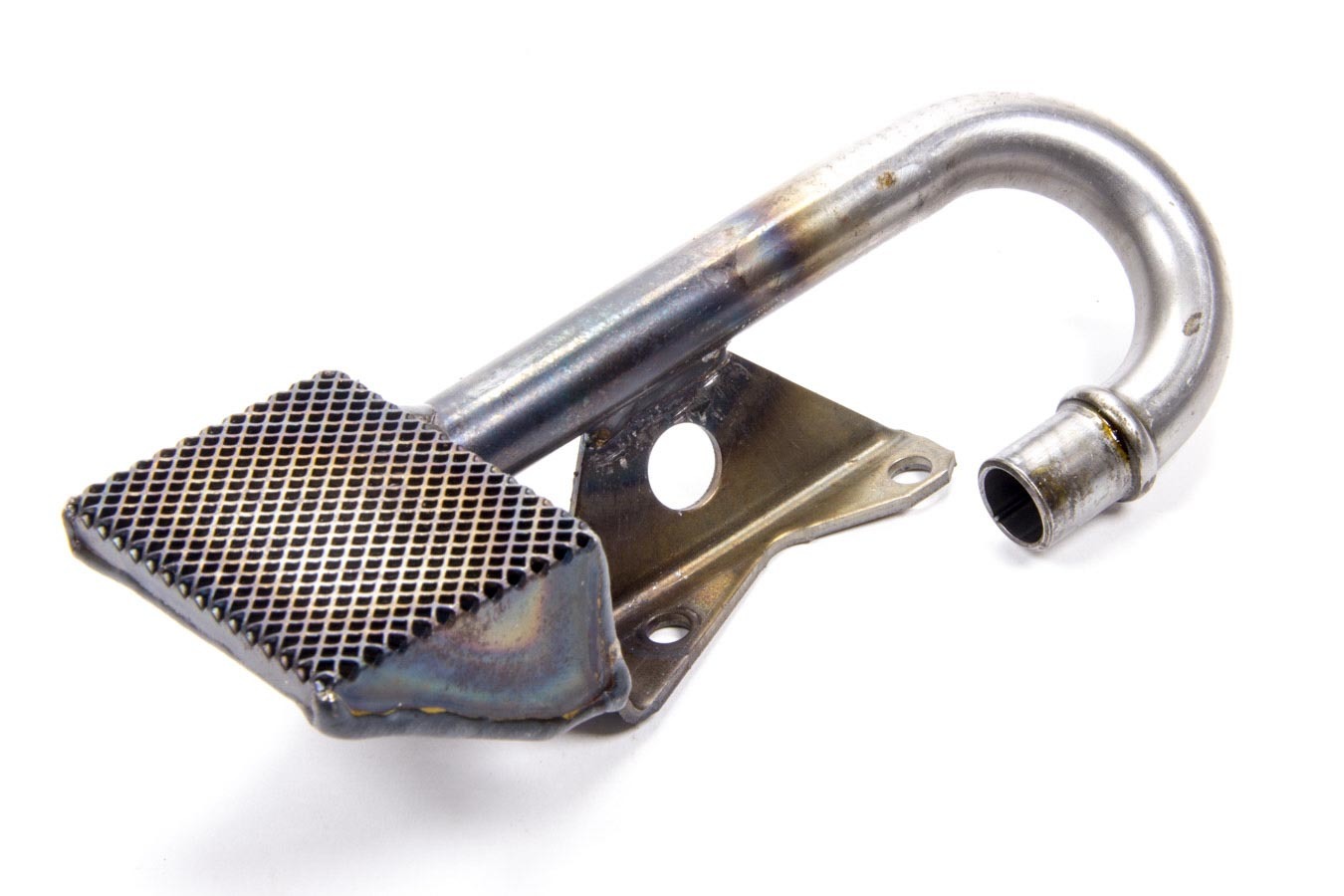 Champ Pans 80SB - Oil Pump Pickup - Competition - Press / Bolt-On - 5/8 in Inlet Tube - 8 in Deep Pan - Small Block Chevy - Each