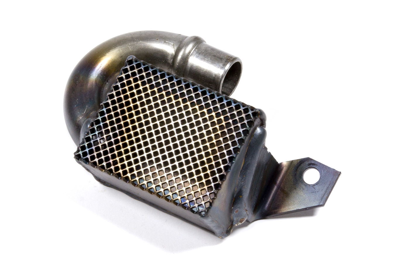 Champ Pans 52SB - Oil Pump Pickup - Competition - Press / Bolt-On - 3/4 in Inlet Tube - 7-3/4 in Deep Pan - Small Block Chevy - Each