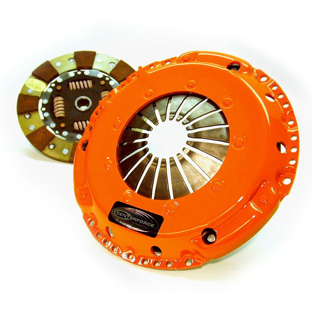 Centerforce DF038047 - Dual Friction ?, High Performance Clutch Pressure Plate and Disc Set, 366 ft/lbs Capacity, 9in Dia., 28-Spline, Fits Audi/Volkswagen Cars 1.8L