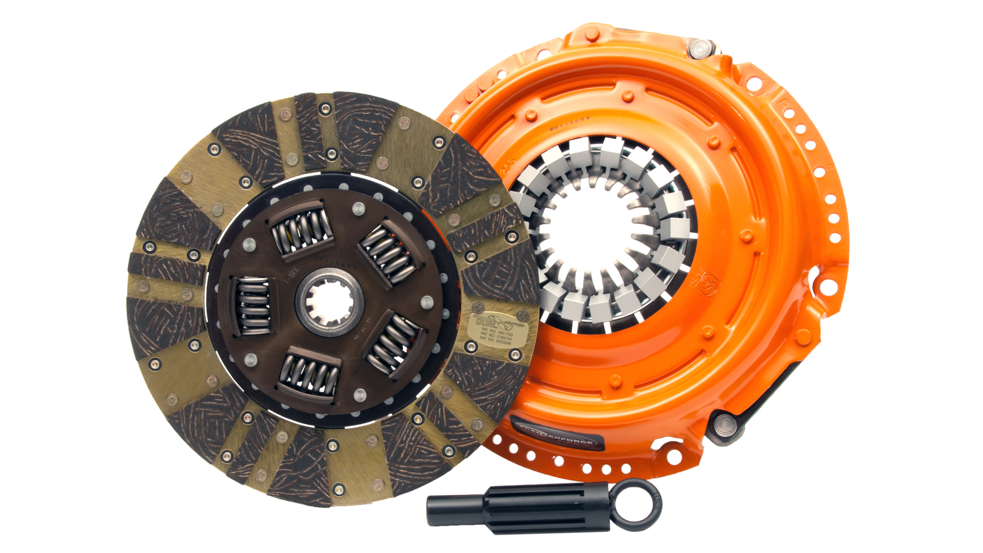 Centerforce DF098391 - Dual Friction ?, High Performance Clutch Pressure Plate and Disc Set, 563 ft/lbs Capacity, 10.4in Dia., 10-Spline, Fits Jeep Liberty and Wrangler 3.7L/3.8L