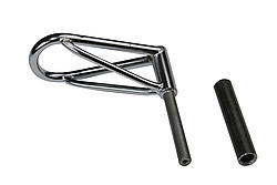 Chassis Engineering C/E4617 - Tow Loop - Weld-On - Roof Mounted - Removable - Steel - Silver Powder Coat - Kit