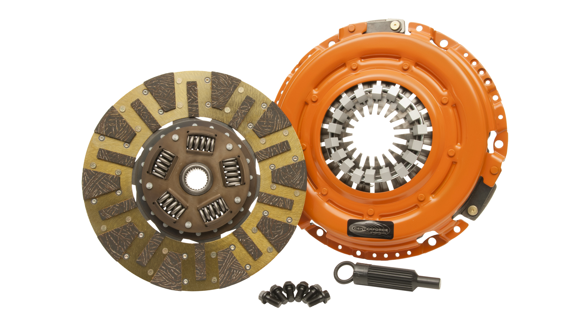 Centerforce DF395010 - Dual Friction ?, High Performance Clutch Pressure Plate and Disc Set, 700 ft/lbs Capacity, 12in Dia., 26-Spline, Fits Chevrolet/Pontiac Cars 8 Cyl