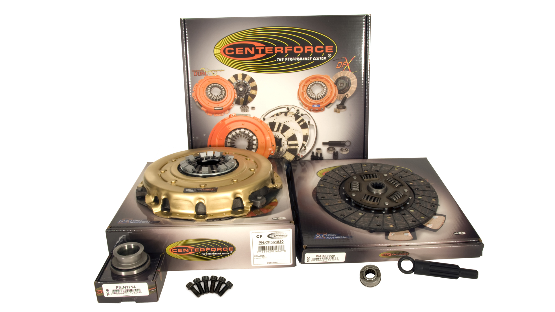 Centerforce KCF482114 -  I, Premium Clutch Kit, 464 ft/lbs Capacity, 10.4in Dia., 10-Spline, Fits Ford/Mercury Cars 4.6L/5.0L