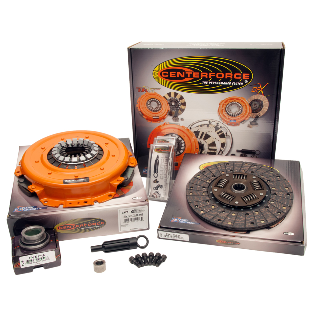 Centerforce KCFT355216 - II, Performance Clutch Kit, 572 ft/lbs Capacity, 11in Dia., 10-Spline, Fits Buick/Chevrolet/GMC Cars and Trucks 6/8 Cyl Centerforce KCFT355216 - II, Performance Clutch Kit, 572 ft/lbs Capacity, 11in Dia., 10-Spline, Fits Buick/Chevrolet/GMC Cars and Trucks 6/8 Cyl