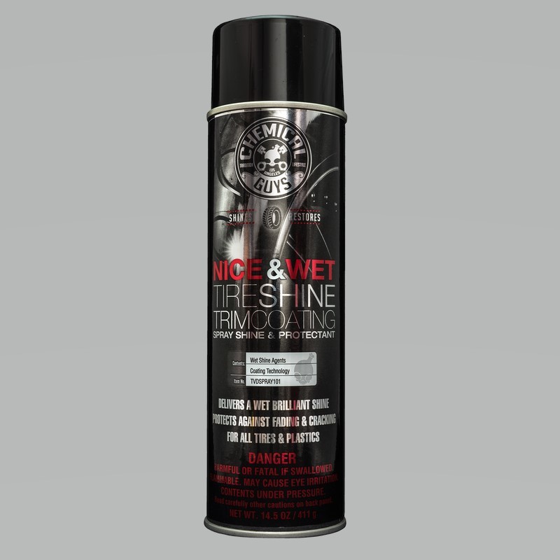 Chemical Guys TVDSPRAY101 - Nice & Wet Tire Shine Protective Coating for Rubber/Plastic (Aerosol) Chemical Guys TVDSPRAY101 - Nice & Wet Tire Shine Protective Coating for Rubber/Plastic (Aerosol)