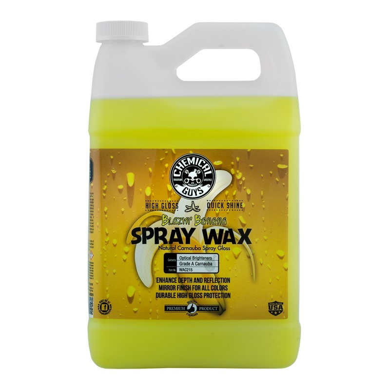 Chemical Guys WAC215 - Blazin Banana Carnauba Spray Wax - 1 Gallon