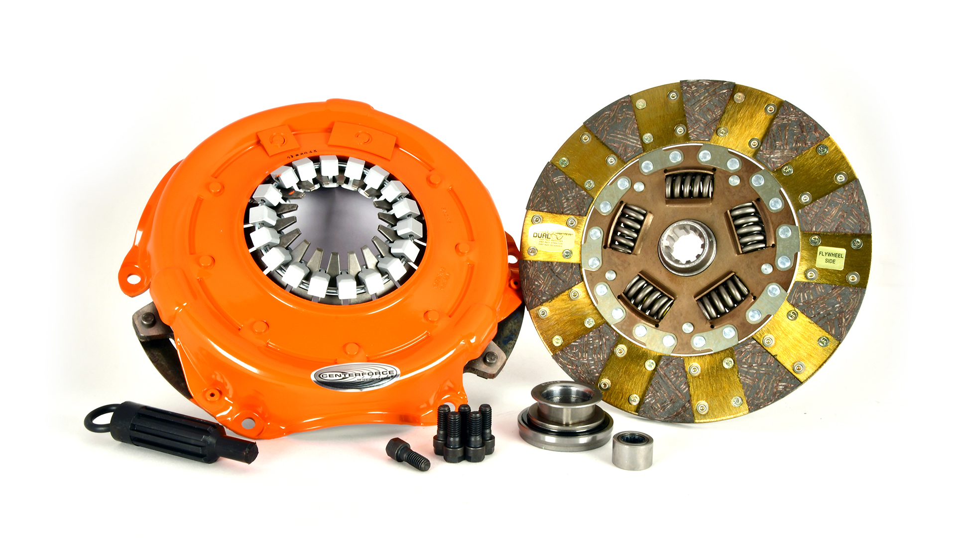 Centerforce KDF713916 - Dual Friction ?, High Performance Clutch Kit, 590 ft/lbs Capacity, 10.4in Dia., 10-Spline, Fits Buick/Chevrolet/GMC Cars and Trucks 6/8 Cyl