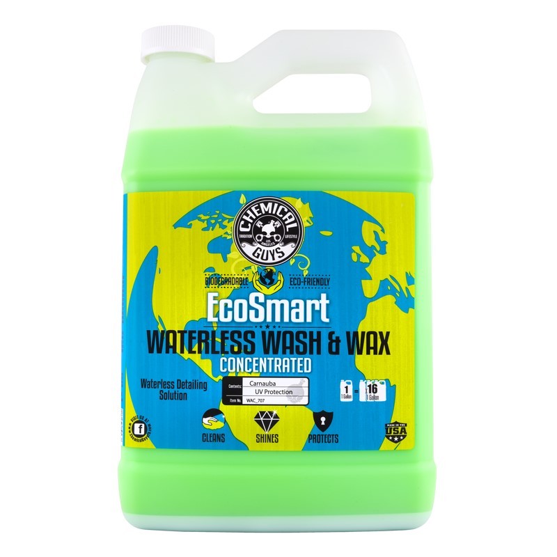 Chemical Guys WAC_707 - EcoSmart Hyper Concentrated Waterless Car Wash & Wax - 1 Gallon