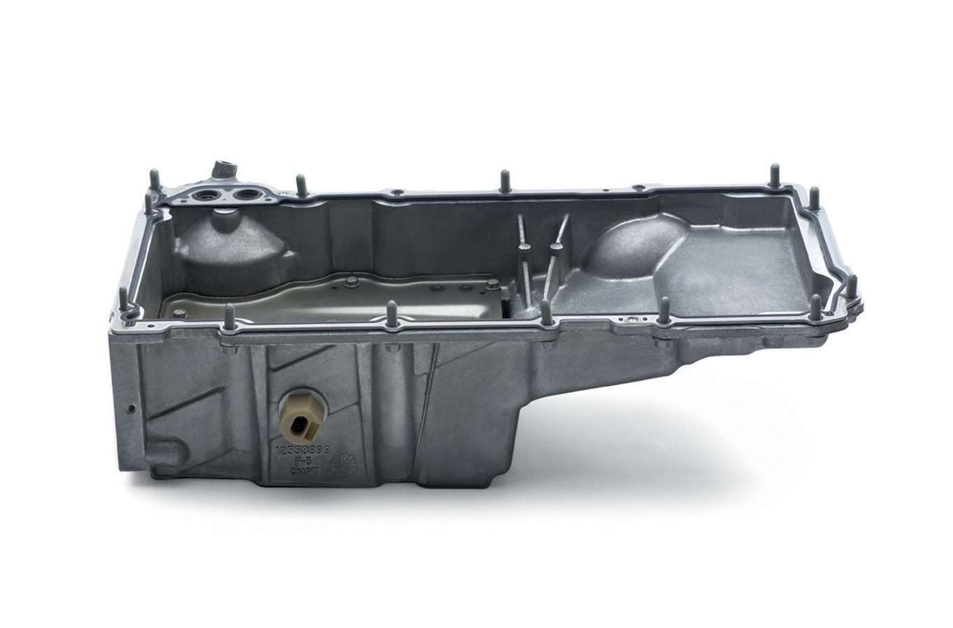 Chevrolet Performance 12628771 - Engine Oil Pan - Rear Sump - Stock Depth - Gasket / Hardware - Aluminum - Natural - GM LS-Series - GM F-Body 1998-2002 - Kit