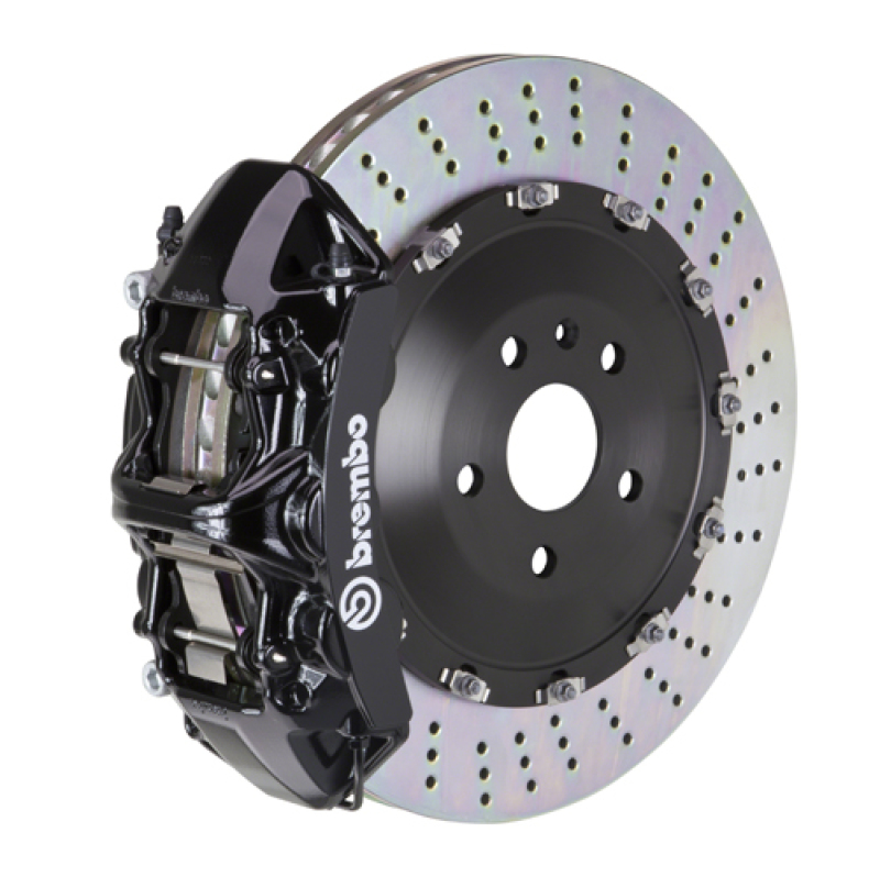 Brembo 1T1.9504A1 - 15-23 Mustang GT (S550) Front GT BBK 6 Piston Cast 405x34 2pc Rotor Drilled-Black Brembo 1T1.9504A1 - 15-23 Mustang GT (S550) Front GT BBK 6 Piston Cast 405x34 2pc Rotor Drilled-Black