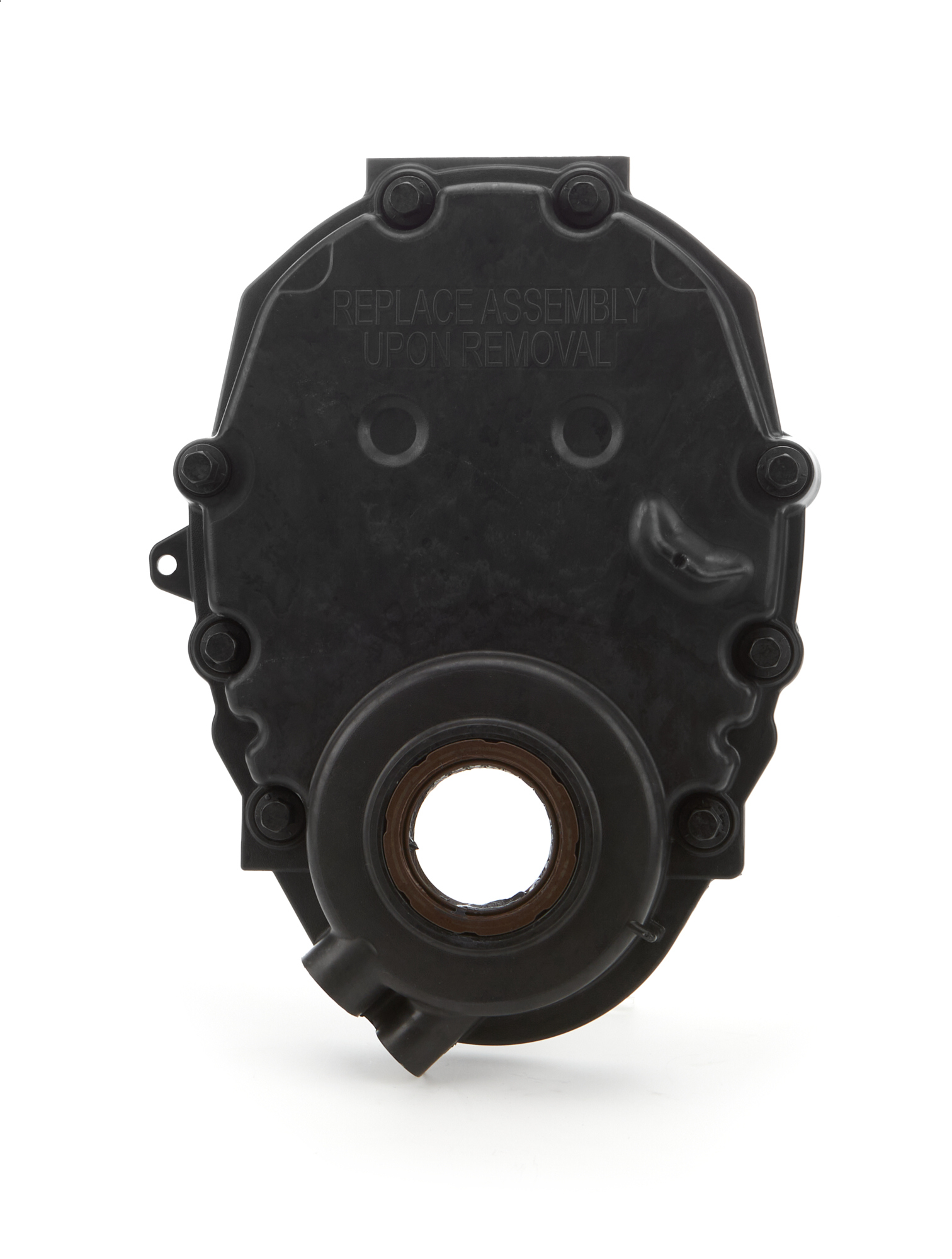 Chevrolet Performance 12558343 - SBC Plastic Front Timing Cover - 99-02 Black