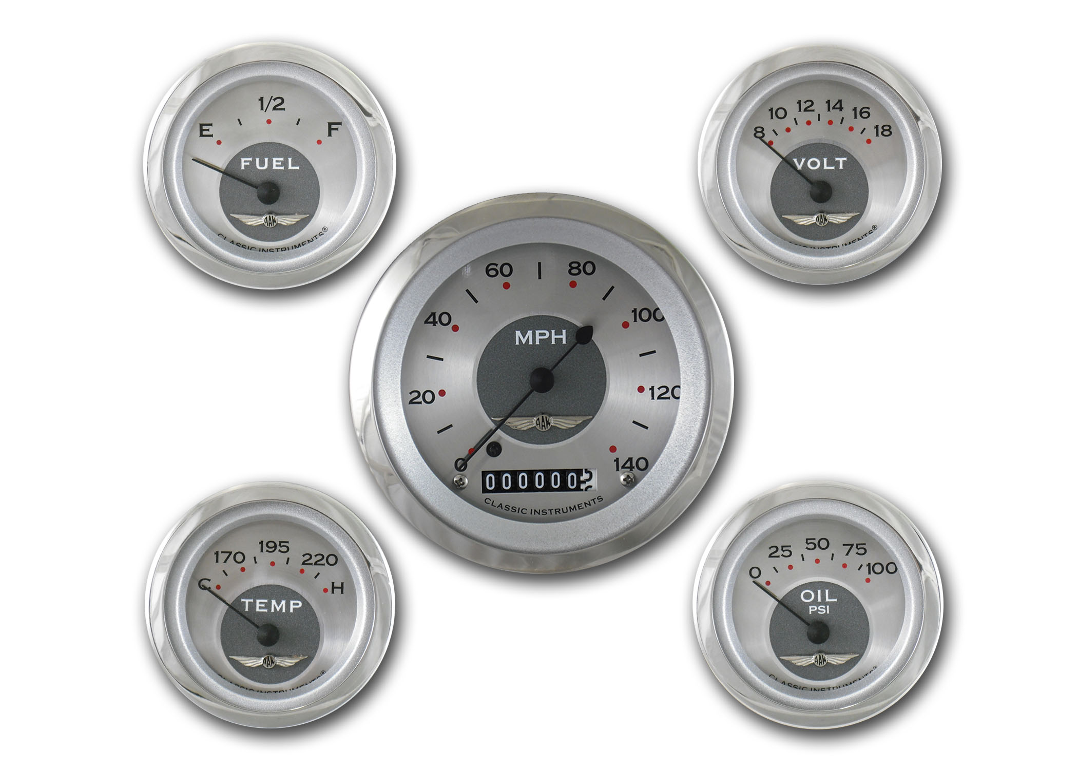 Classic Instruments AW00SRC - All American 5 Gauge Set