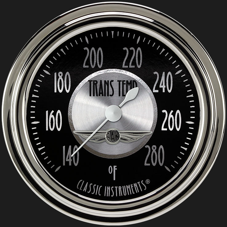 Classic Instruments AT327SLC - All American Tradition 2 5/8" Transmission Temperature Gauge Classic Instruments AT327SLC - All American Tradition 2 5/8" Transmission Temperature Gauge