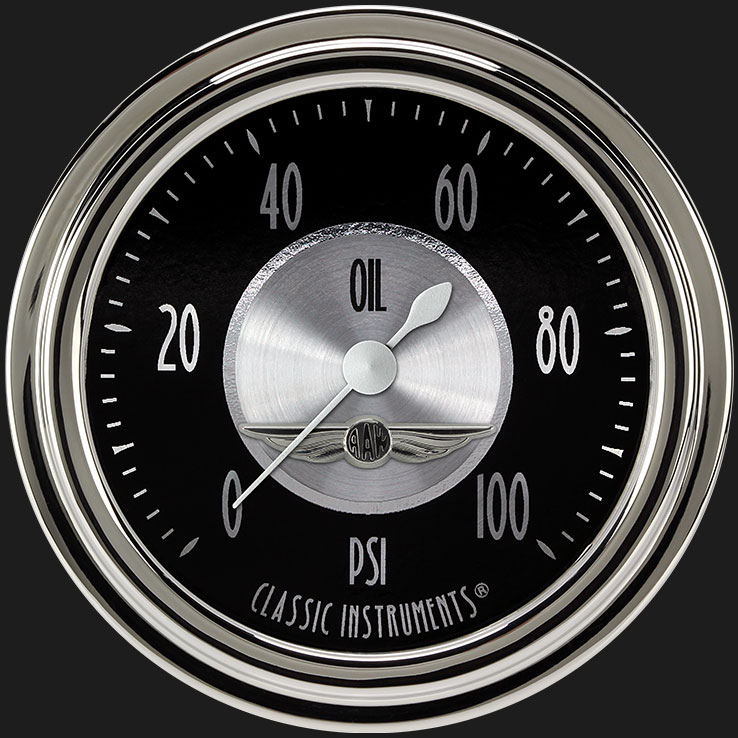 Classic Instruments AT381SLC - All American Tradition 2 5/8" Oil Pressure Gauge