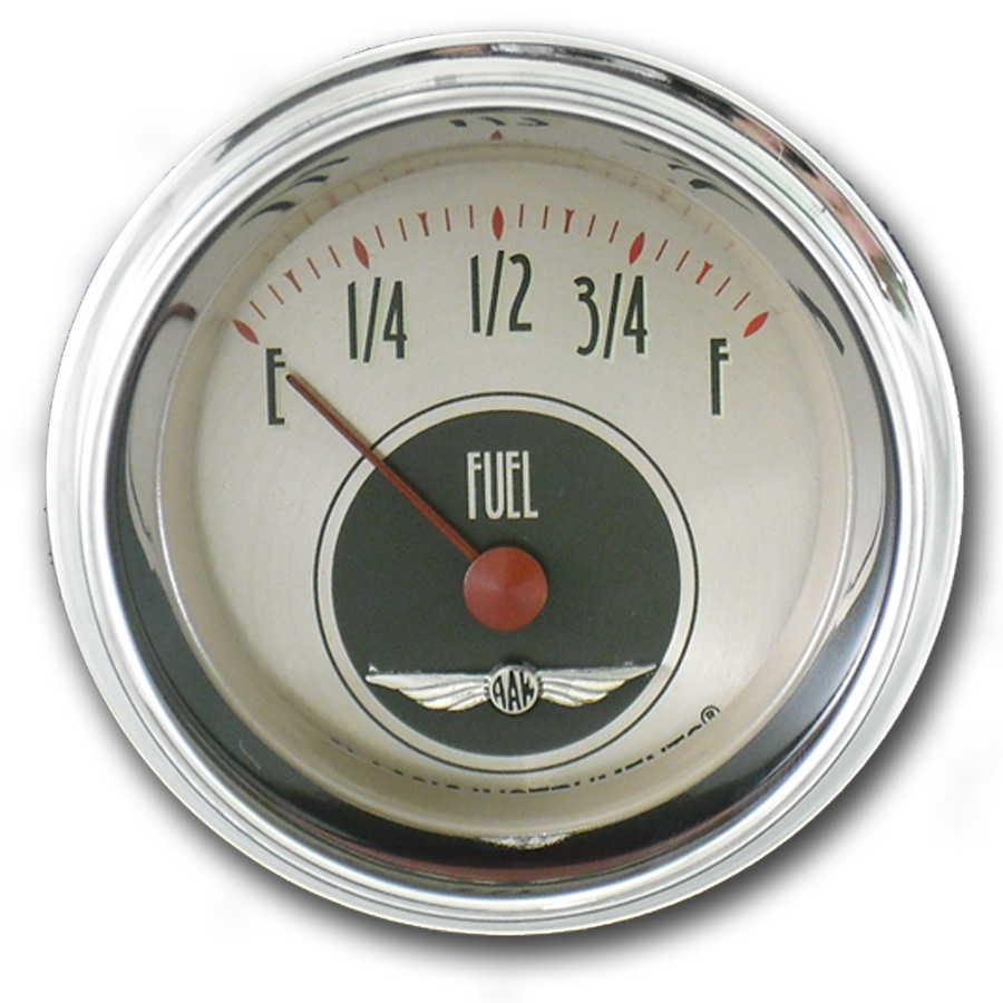 Classic Instruments AN09SHC - All American Nickel 2 1/8" Fuel Gauge