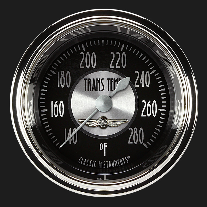 Classic Instruments AT127SHC - All American Tradition 2 1/8" Transmission Temperature Gauge