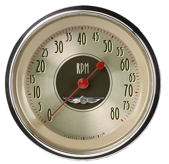 Classic Instruments AN80SLC - AMERICAN NICKEL 3IN TACH 8000 RPM