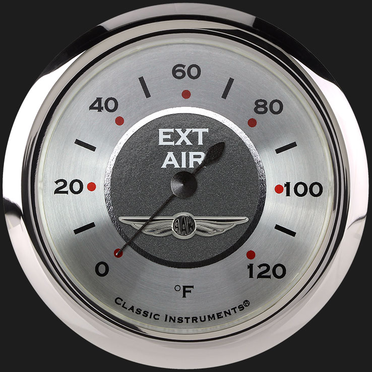 Classic Instruments AW399SRC - All American 2 5/8" Outside Air Temp Gauge