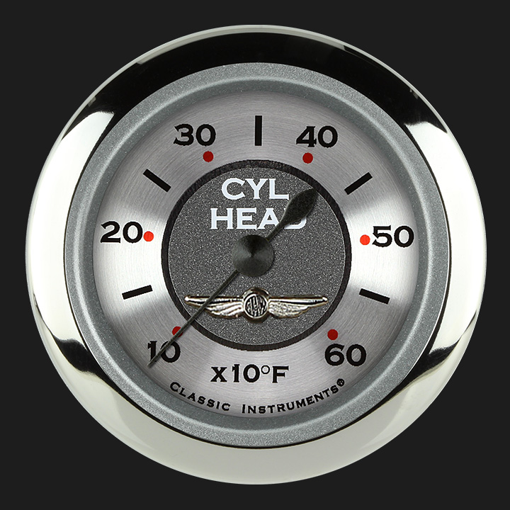 Classic Instruments AW197SRC - All American 2 1/8" Cylinder Head Temp. Gauge