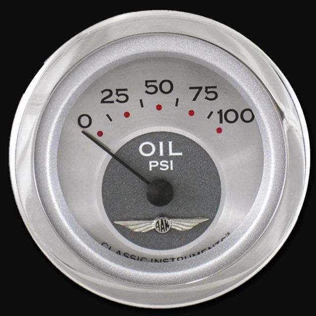 Classic Instruments AW81SRC - All American 2 1/8" Oil Pressure Classic Instruments AW81SRC - All American 2 1/8" Oil Pressure