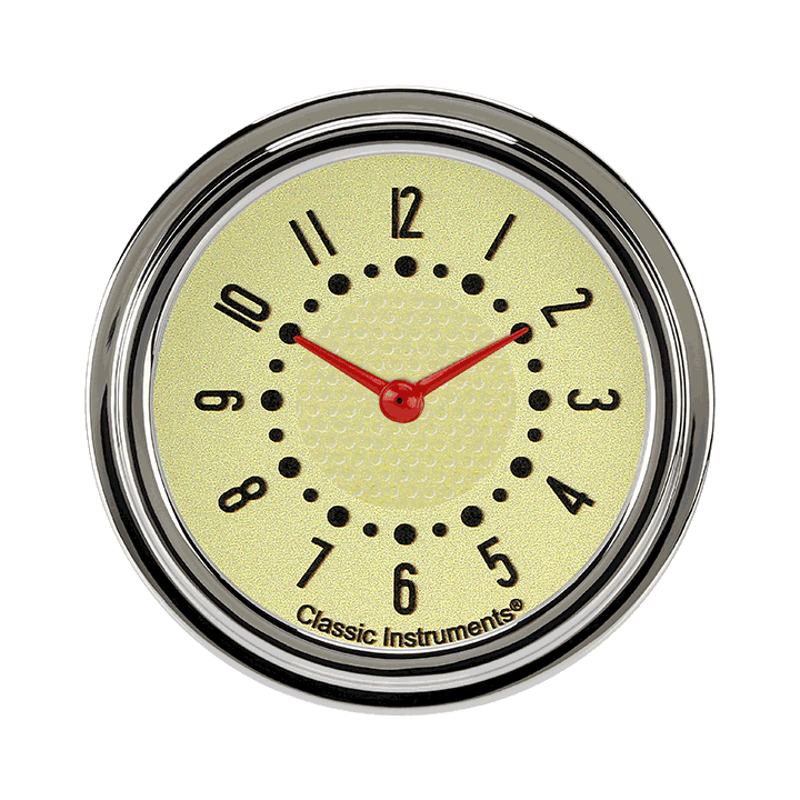 Classic Instruments BET92T - Bel Era III Matching Tan 2 5/8" Clock Classic Instruments BET92T - Bel Era III Matching Tan 2 5/8" Clock