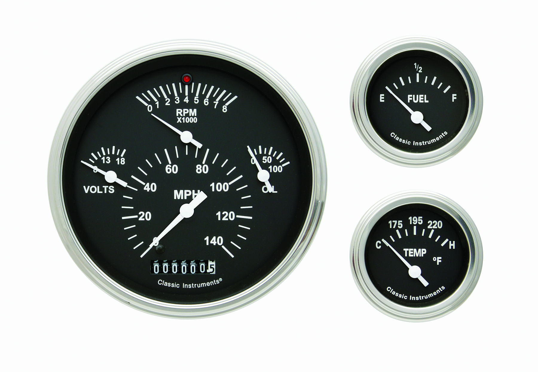 Classic Instruments CH01BSLF-LS - Hot Rod Package Classic Instruments CH01BSLF-LS - Hot Rod Package