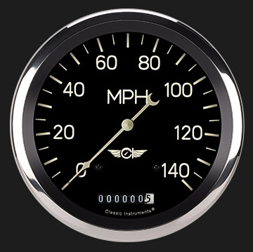 Classic Instruments CL56SRC - Classic Series 4 5/8" Speedometer Classic Instruments CL56SRC - Classic Series 4 5/8" Speedometer