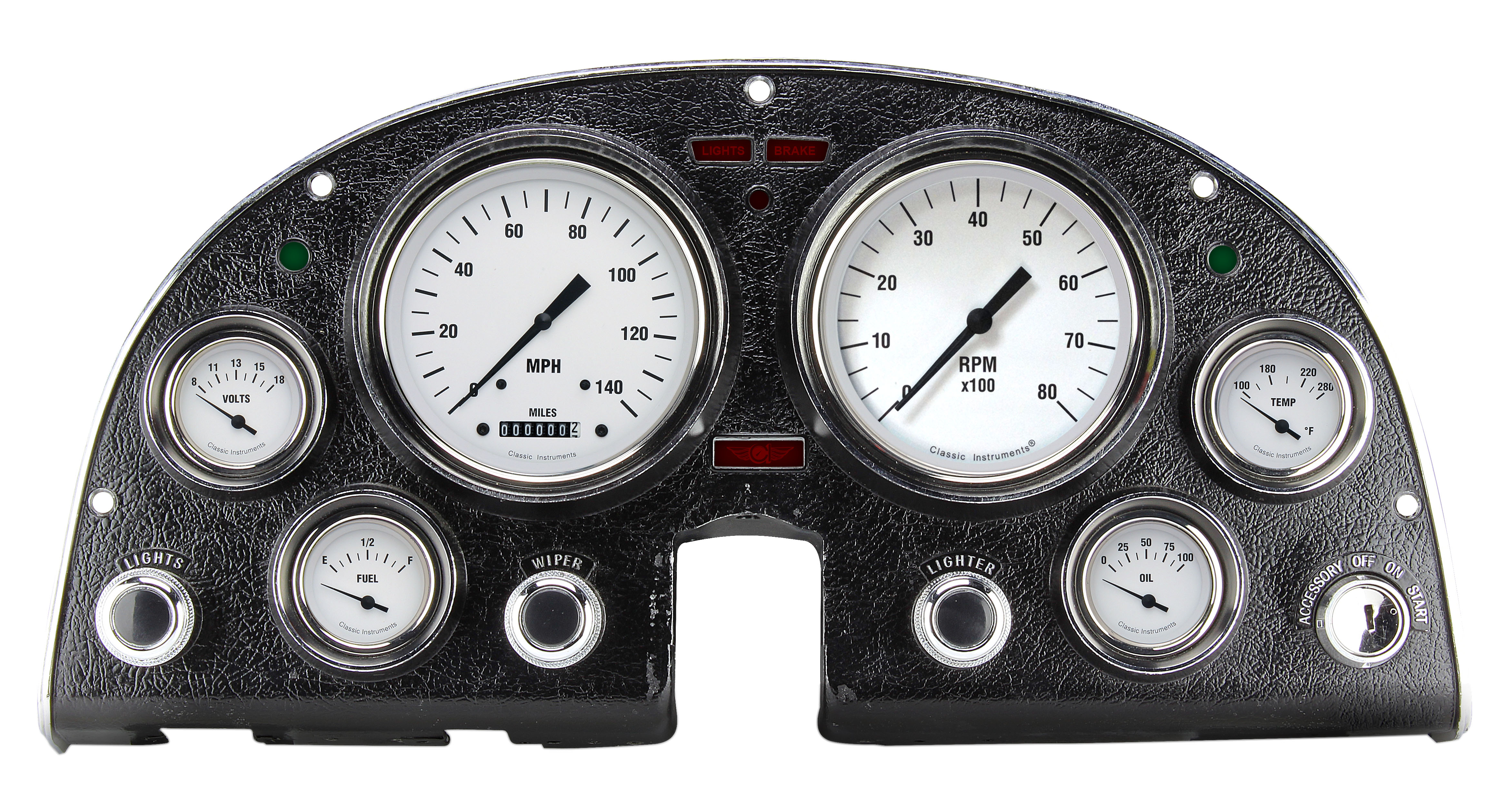 Classic Instruments CO63DWH-LS - 63-67 CORVETTE WHITE HOT, OLED-LS