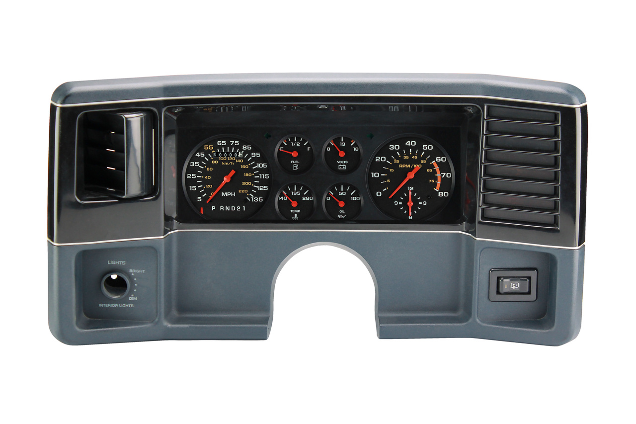 Classic Instruments CH78OE07 - Chevy G-Body Direct Fit Gauge Package without Overdrive Gear Indicator