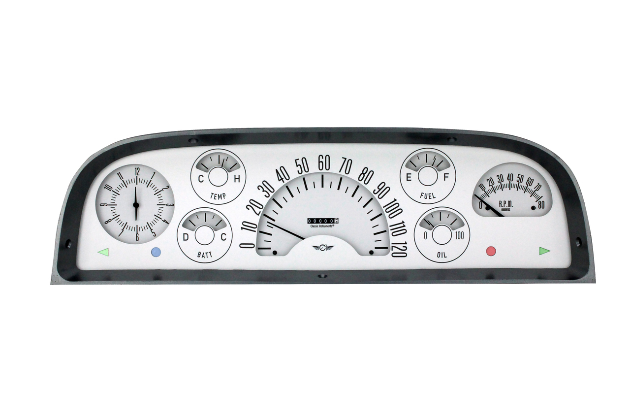 Classic Instruments CT60W-LS - Classic Truck Package White Classic Instruments CT60W-LS - Classic Truck Package White