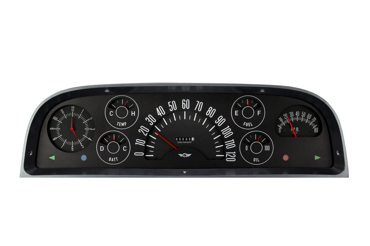 Classic Instruments CT60B - Classic Truck Package Black