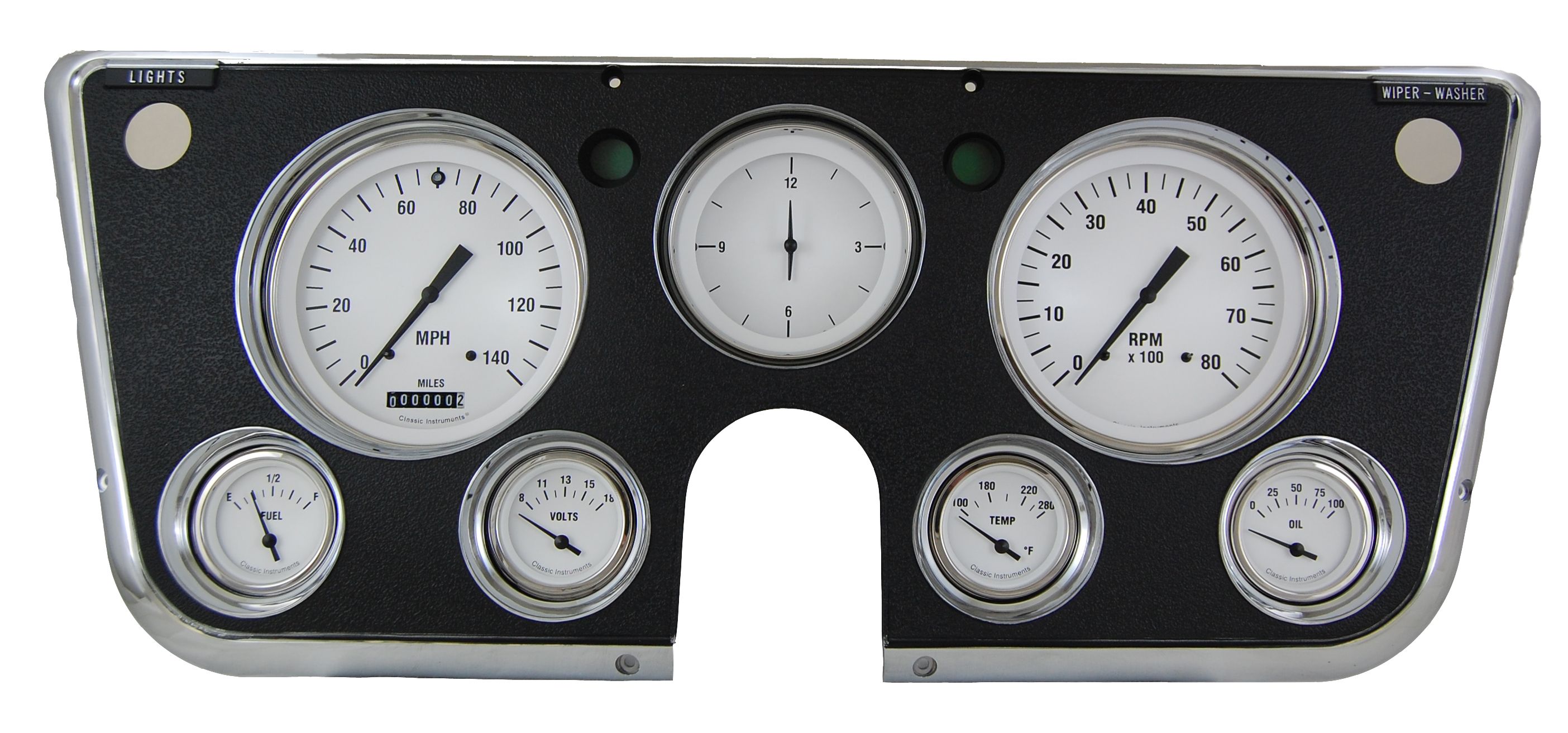 Classic Instruments CT67WH-LS - White Hot Truck Package Classic Instruments CT67WH-LS - White Hot Truck Package