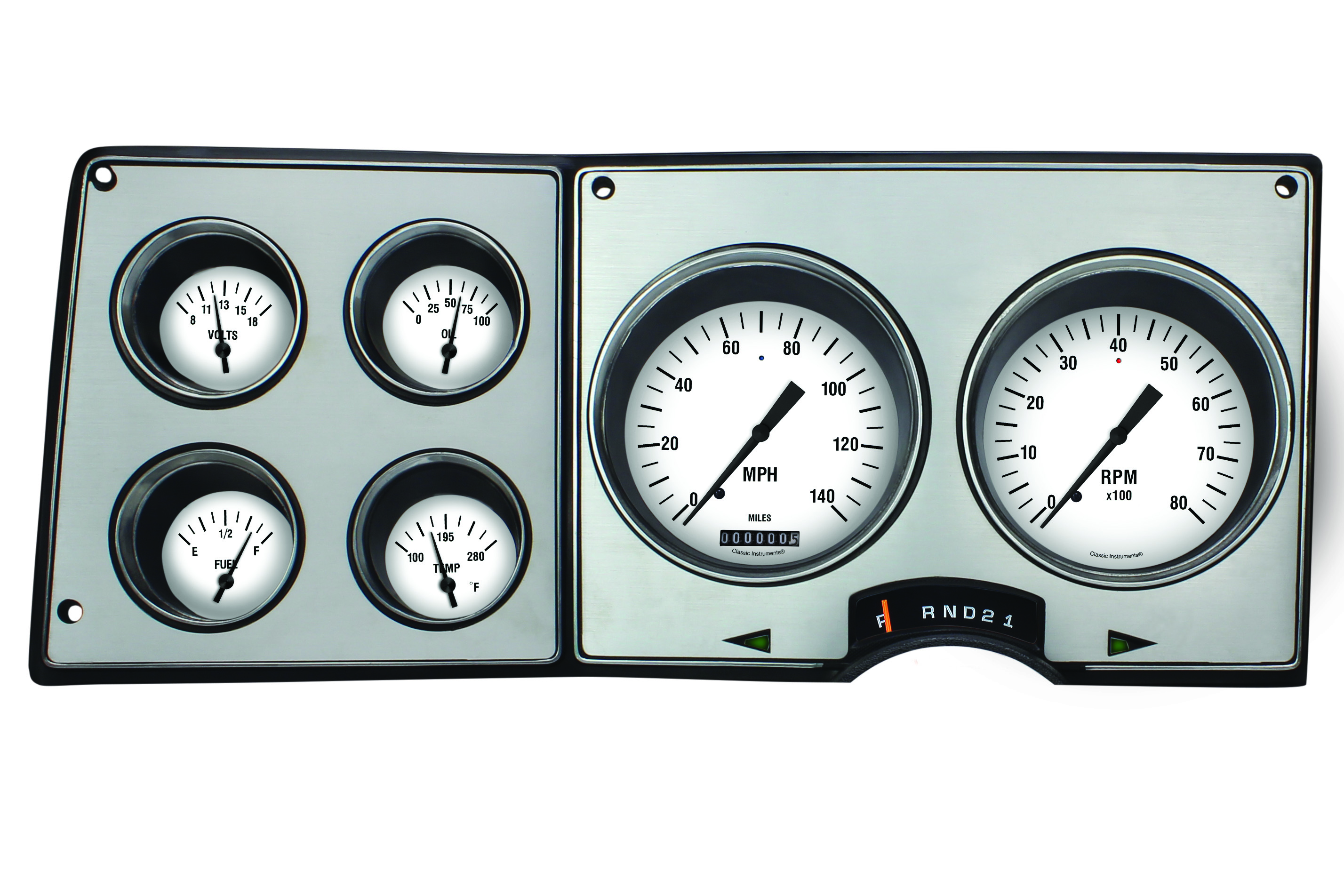 Classic Instruments CT73WH-M-LS - '73-87 CHEVY TRUCK WHT HOT, METRIC-LS Classic Instruments CT73WH-M-LS - '73-87 CHEVY TRUCK WHT HOT, METRIC-LS