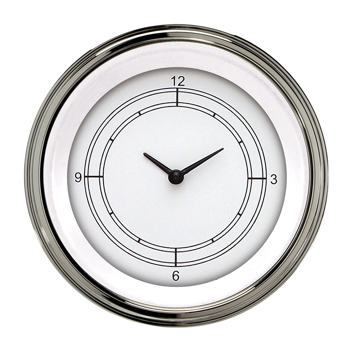 Classic Instruments CW93SLC - CLASSIC WHITE 3IN CLOCK W RESET