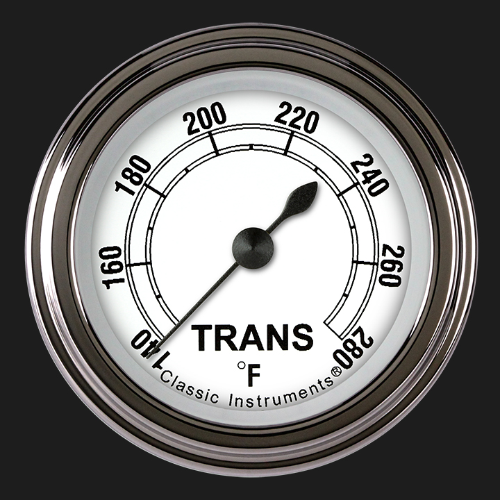 Classic Instruments CW127SLF - Classic White 2 1/8" Transmission Temperature Gauge Classic Instruments CW127SLF - Classic White 2 1/8" Transmission Temperature Gauge
