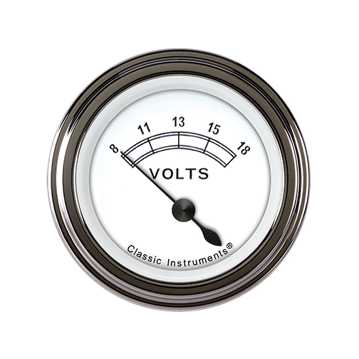 Classic Instruments CW30SLF - Classic White 2 1/8" Volt