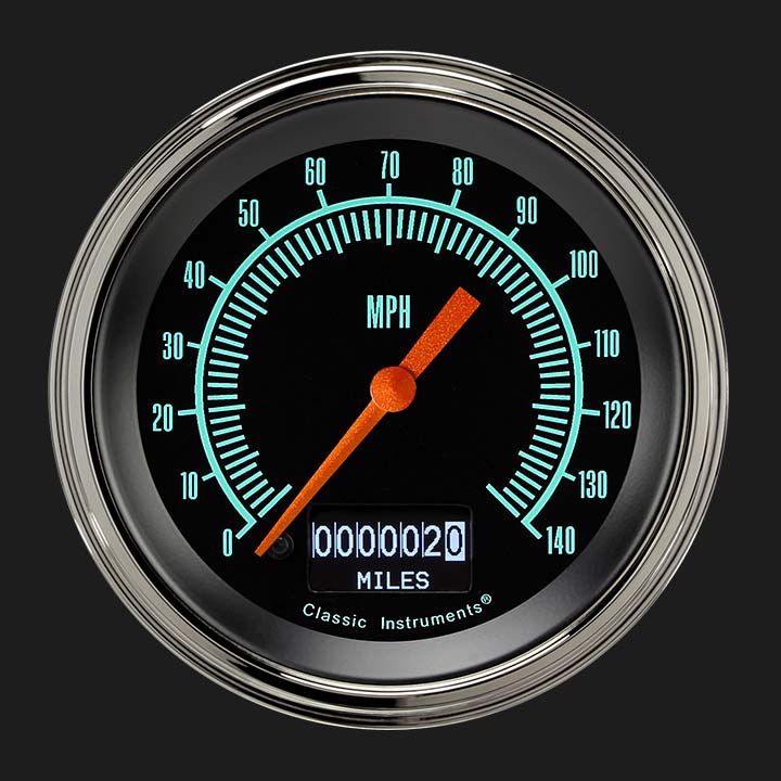 Classic Instruments GS55DSLF - G/Stock 3 3/8" Speedometer with Information Screen Classic Instruments GS55DSLF - G/Stock 3 3/8" Speedometer with Information Screen