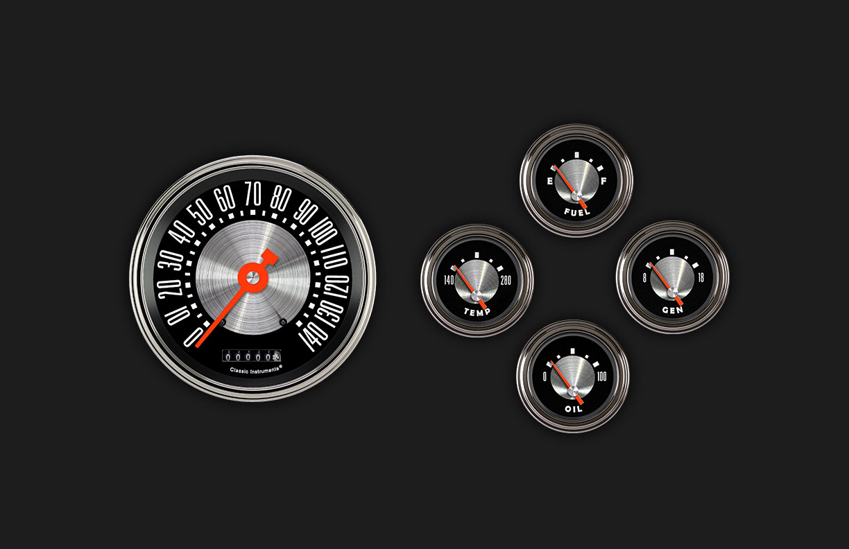 Classic Instruments FT57OE54 - OE Style with Speedometer Classic Instruments FT57OE54 - OE Style with Speedometer